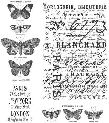 Stampers Anonymous, Tim Holtz leimasinsetti Papillon