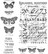 Stampers Anonymous, Tim Holtz leimasinsetti Papillon
