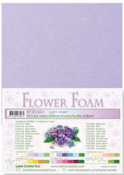 Leane Creatief Flower Foam -softislevy kukkien tekoon, light violet