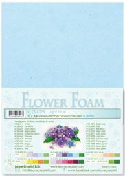 Leane Creatief Flower Foam -softislevy kukkien tekoon, light blue