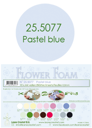 Leane Creatief Flower Foam -softislevy kukkien tekoon, pastel blue