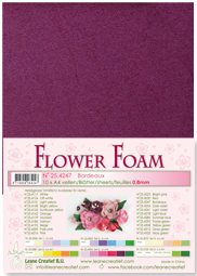 Leane Creatief Flower Foam -softislevy kukkien tekoon, bordeaux