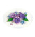 Leane Creatief Flower Foam -softislevy kukkien tekoon, setti 2 blue - violet