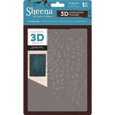 Sheena Douglass 3D kohokuviointikansio Wisteria Wall