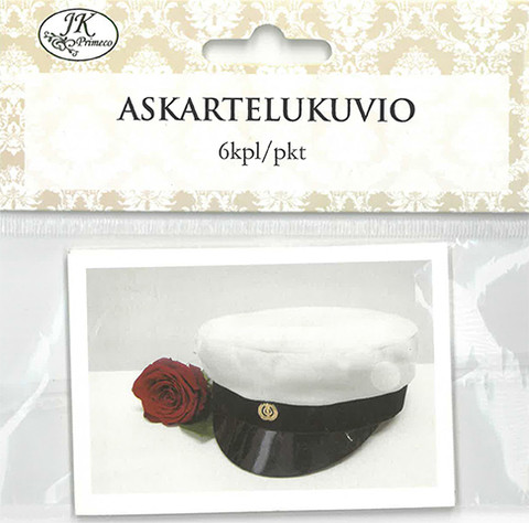Askartelukuvio Lakki ja Ruusu, 6 kpl