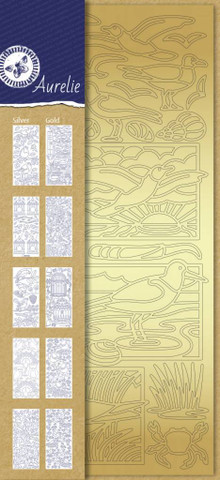 Aurelie ääriviivatarra-setti Birds, 10 kpl