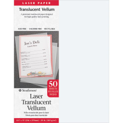 Strathmore Laser Translucent Vellum tulostukseen, 50 arkkia
