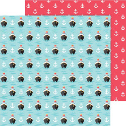 Doodlebug I Heart Travel skräppipaperi Set Sail