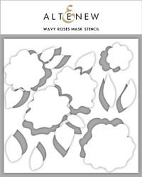 Altenew maski- ja sapluunasetti Wavy Roses