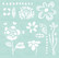 Polkadoodles Flower Doodles -sapluuna
