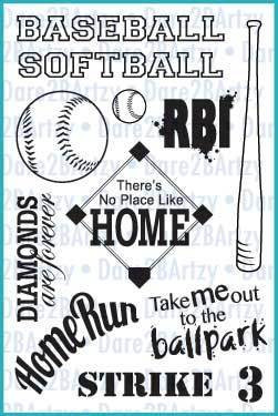 Dare2BArtzy leimasinsetti Baseball / Softball