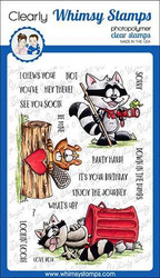Whimsy Stamps Camp Critters -leimasinsetti