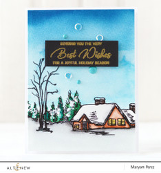 Altenew Winter Wishes -leimasinsetti