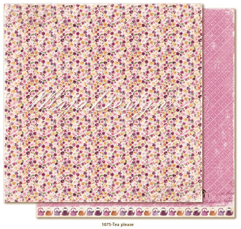  Maja Design Little Street Cafe skräppipaperi Tea please