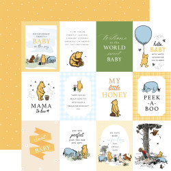 Echo Park Winnie the Pooh Baby -paperipakkaus, 12