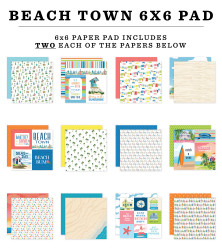 Carta Bella Beach Town -paperipakkaus, 6