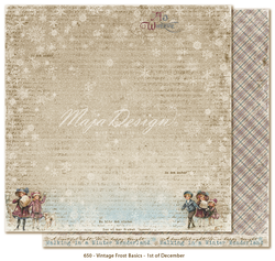  Maja Design Vintage Frost Basics skräppipaperi 1st of December