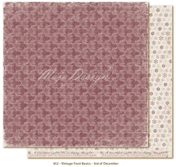  Maja Design Vintage Frost Basics skräppipaperi 3rd of December
