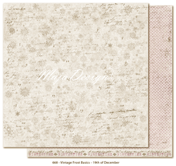  Maja Design Vintage Frost Basics skräppipaperi 19th of December