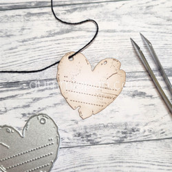 Gummiapan stanssi Old Heart Note