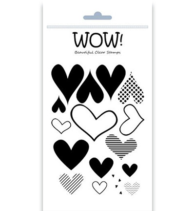 Wow! leimasinsetti Layered Hearts
