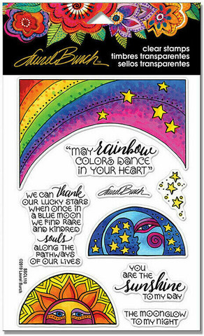 Stampendous leimasinsetti Rainbow Moon