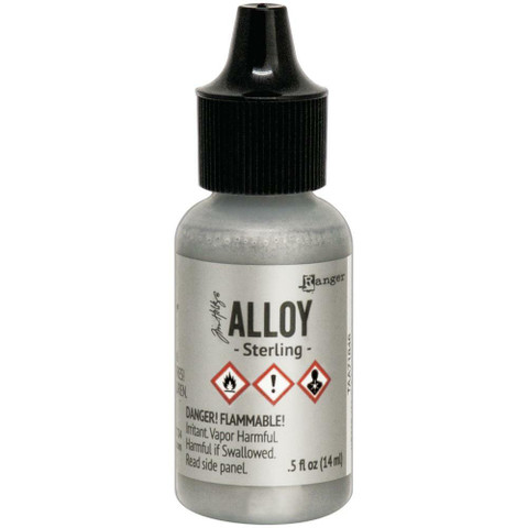 Tim Holtz Alloy alkoholimuste, sävy Sterling