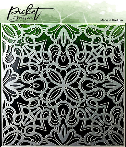 Picket Fence sapluuna Fancy Flourishes