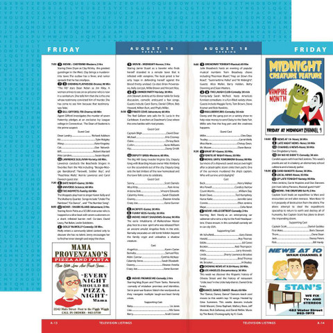 Carta Bella Family Night skräppipaperi TV Shows