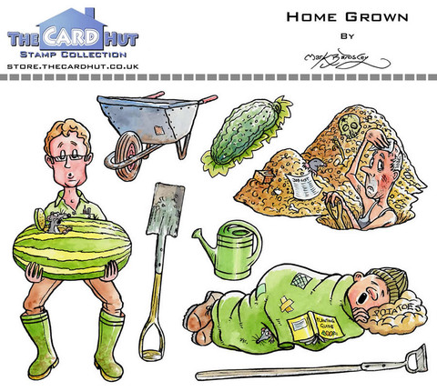 The Card Hut leimasinsetti Home Grown