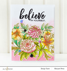 Altenew Watercolor Roses -leimasinsetti