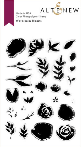 Altenew Watercolor Blooms -leimasinsetti