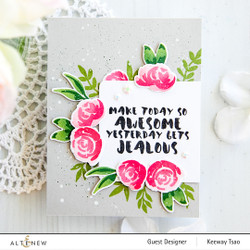 Altenew Watercolor Blooms -leimasinsetti
