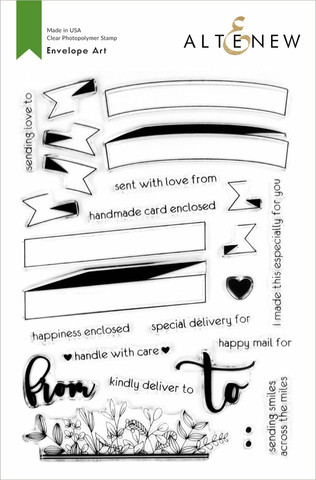 Altenew Envelope Art -leimasinsetti