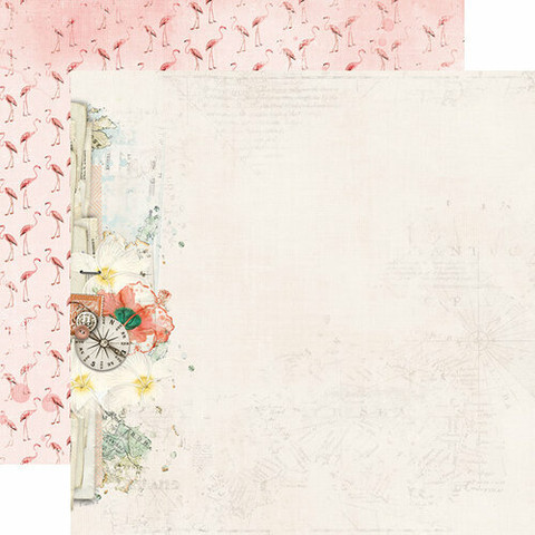 Simple Stories Vintage Coastal skräppipaperi Let's Get Lost