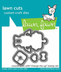 Lawn Fawn Charge Me Up -leimasin- ja stanssisetti 