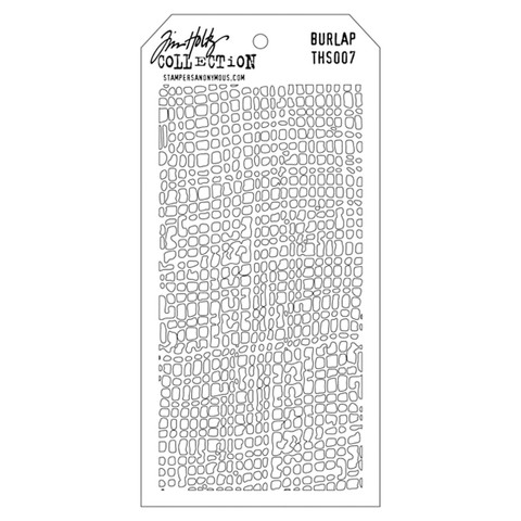 Tim Holtz Burlap -sapluuna