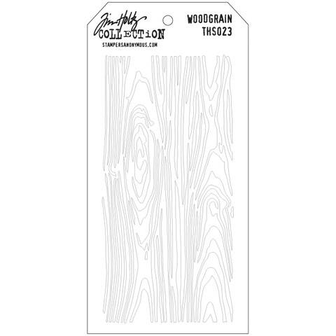 Tim Holtz Woodgrain -sapluuna