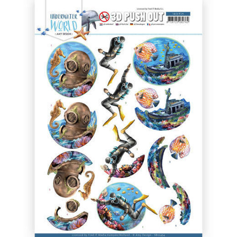 Amy Design Underwater World 3D-kuvat Deepsea Diving