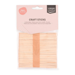 Vaessen Creative Popsicle Sticks, jäätelötikut, 50 kpl