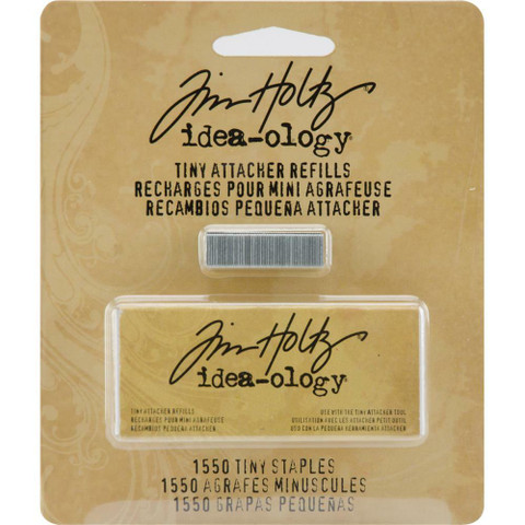 Tim Holtz Idea-Ology Tiny Attacher Stapler niitit, 1550 kpl