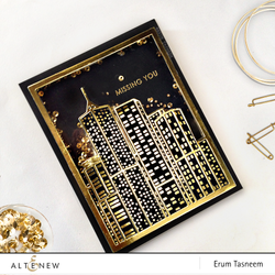 Altenew Layered Cityscape Cover B -stanssi
