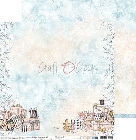 Craft O'clock skräppipaperi Frosty Sparking 02