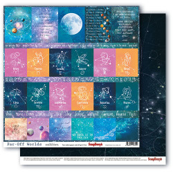 Scrapberry skräppipaperi Far-Off Worlds, Cards 1