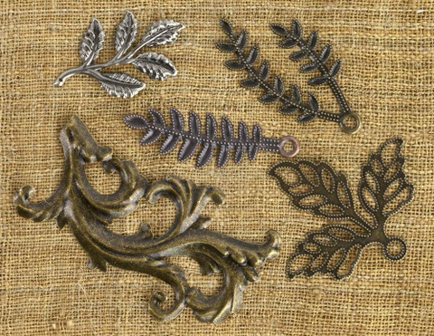 Finnabair Mechanicals -metallikoristeet Leaves