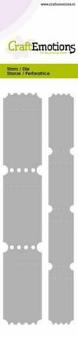 CraftEmotions Ticket Strips -stanssisetti
