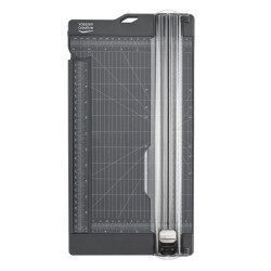 Vassen Creative Paper Cutter with Scoring Tool -paperileikkuri, musta