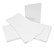 CraftUK korttipohjat ja kirjekuoret, valkoinen, linen, 300 g 6