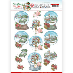 Yvonne Creations Christmas Village 3D-kuvat Christmas Globes