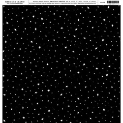 American Crafts Holidays & Events skräppipaperi Starry Night